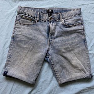 H&M Slim Fit Denim Shorts
